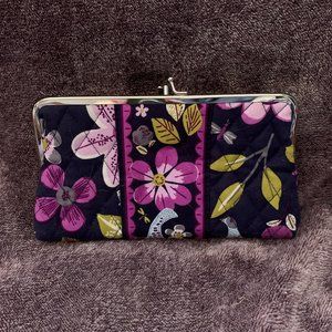 VERA BRADLEY Purple Punch Clutch Wallet